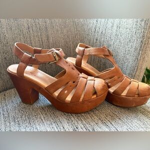 Kork-ease ‘Augustine’ Platform Sandals Clogs - 8